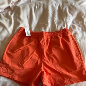 Outdoor Voices RecTrek 4” shorts NWT in Camellia